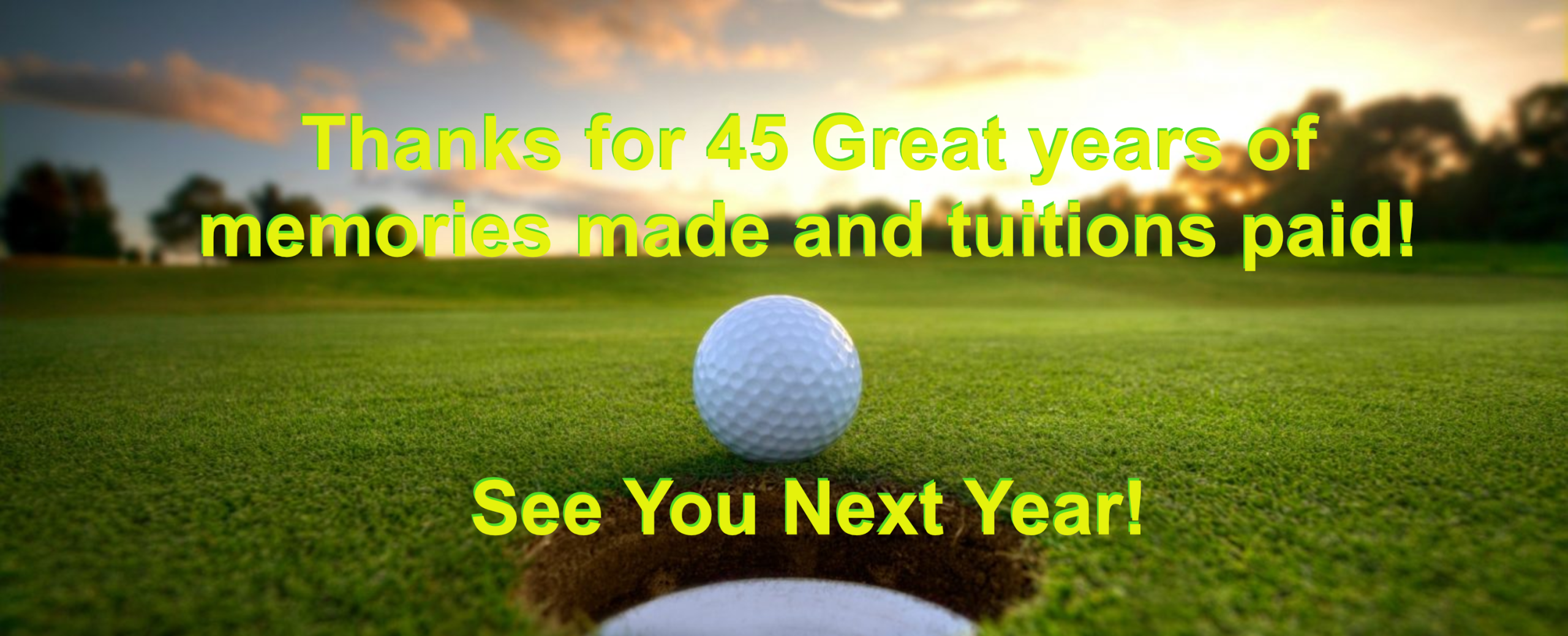 See you Next YEAR!